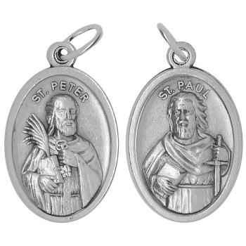 Anhänger - Medaille - Hl. Paulus + Hl. Peter