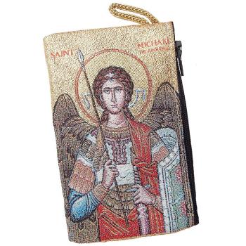 Puzdro na ruženec - tkané - Svätý Michal