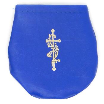 Etui für Rosenkranz - blau