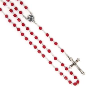 Ruženec - 6mm červené ohňovky