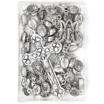 Růženec kovový - Zázračná medaile