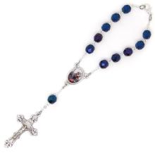 Auto rosary - dark blue Auto rosary - dark blue