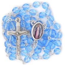 Ruženec - 6mm svetlomodré ohňovky Ruženec - 6mm svetlomodré ohňovky