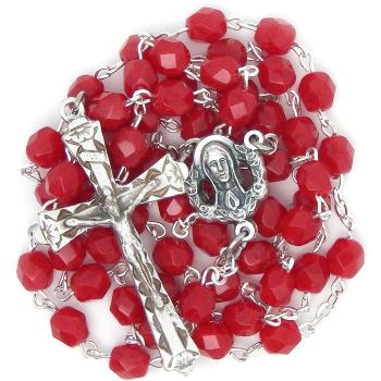 Ruženec - 6mm červené ohňovky