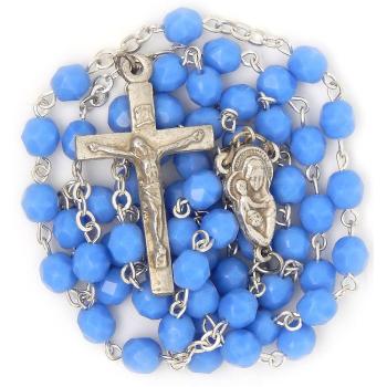 Ruženec - 6mm matné modré ohňovky