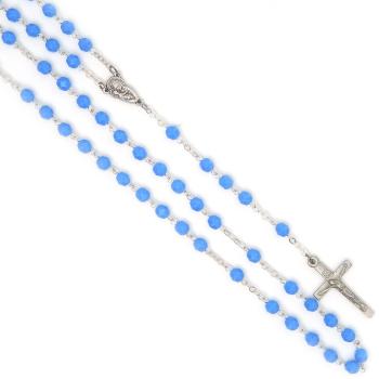 Ruženec - 6mm matné modré ohňovky