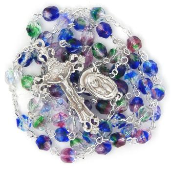 Ruženec - 6mm pestrofarebné ohňovky