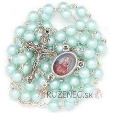Rosary - - Blue Balls 6mm