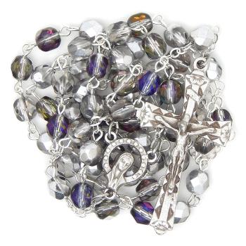 Růženec 6mm transparentní ohňovky MST