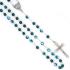 Rosenkranz - 6mm grün glitzernden Glass Perlen