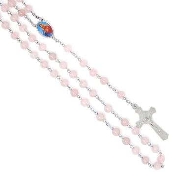 Rózsafüzér - Rózsakvarc - 8mm