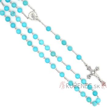 Růženec - Tyrkys - 8mm