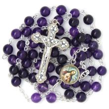 Ruženec - Ametyst - 6mm