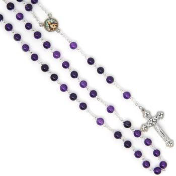 Ruženec - Ametyst - 6mm