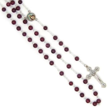 Ruženec - granát - 6mm