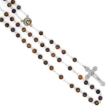 Ruženec - Tigrie oko - 6mm