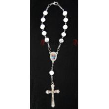 Auto rosary - white