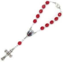 Auto rosary - red Auto rosary - red