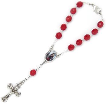 Auto rosary - red