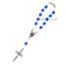 Auto rosary - blue
