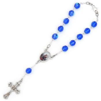 Auto rosary - blue