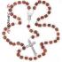 Wood Rosary - 8mm lightbrown wood beads