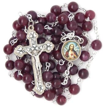 Ruženec - granát - 6mm