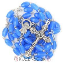 Rosary - blue alabaster – 6x9mm