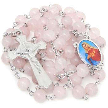 Rózsafüzér - Rózsakvarc - 8mm