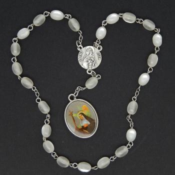 Ruženec - sv. Rita - biela perleť
