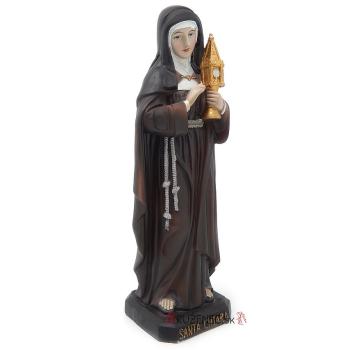 Heilige Klara von Assisi Heiligenfigur Statue - 20cm