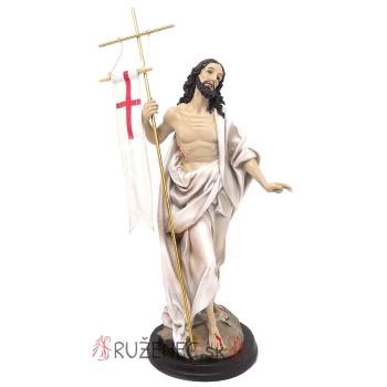 Socha - Zmrtvýchvstalý Kristus - 28 cm