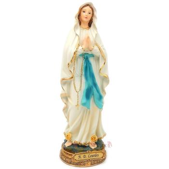 Unsere Liebe Frau von Lourdes Heiligenfigur Statue 22cm