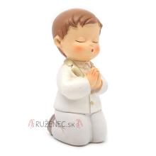 Imádkozó kisfiú szobrocska - 10cm