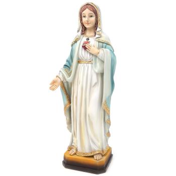 Socha - Nepoškvrnené Srdce Panny Márie - 30 cm