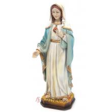 Unbefleckten Herz Maria Heiligenfigur Statue 20cm