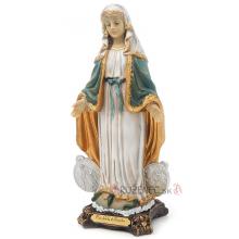 Maria der wundertättige Medaille Heiligenfigur Statue 20 cm