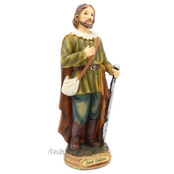 Szent Izidor földműves szobor - 20 cm