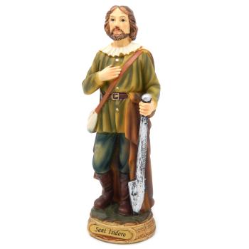 Szent Izidor földműves szobor - 20 cm