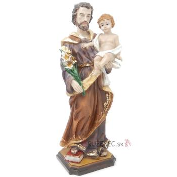 Heiliger Joseph mit Kind Heiligenfigur Statue 30 cm