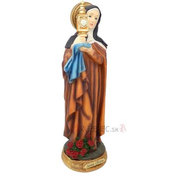 Heilige Klara von Assisi Heiligenfigur Statue - 40cm