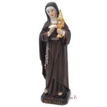 Heilige Klara von Assisi Heiligenfigur Statue - 20cm