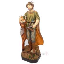 Socha - Svätý Hubert - 40 cm