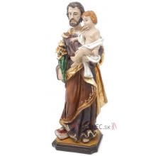 Heiliger Joseph mit Kind Heiligenfigur Statue 30 cm