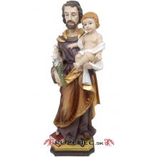 Heiliger Joseph mit Kind Heiligenfigur Statue 41 cm