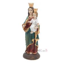 Königin Maria mit Kind Heiligenfigur Statue 12.5cm