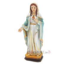 Unbefleckten Herz Maria Heiligenfigur Statue 12.5cm