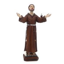Assisi Szent Ferenc szobrocska - 12cm