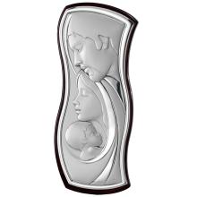 Silvering plaquette  6x13cm - Holy Family