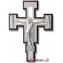 Striebrená plaketa 24cm - Kríž San Damiano